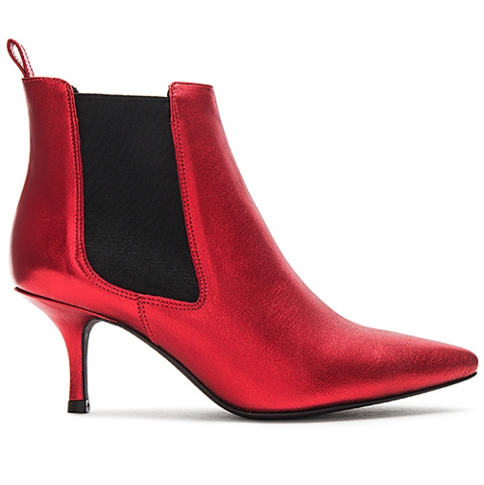 Anine Bing red stevie boots